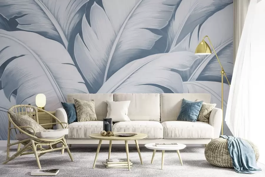 zidne murale Veliki listovi banane w04991v2