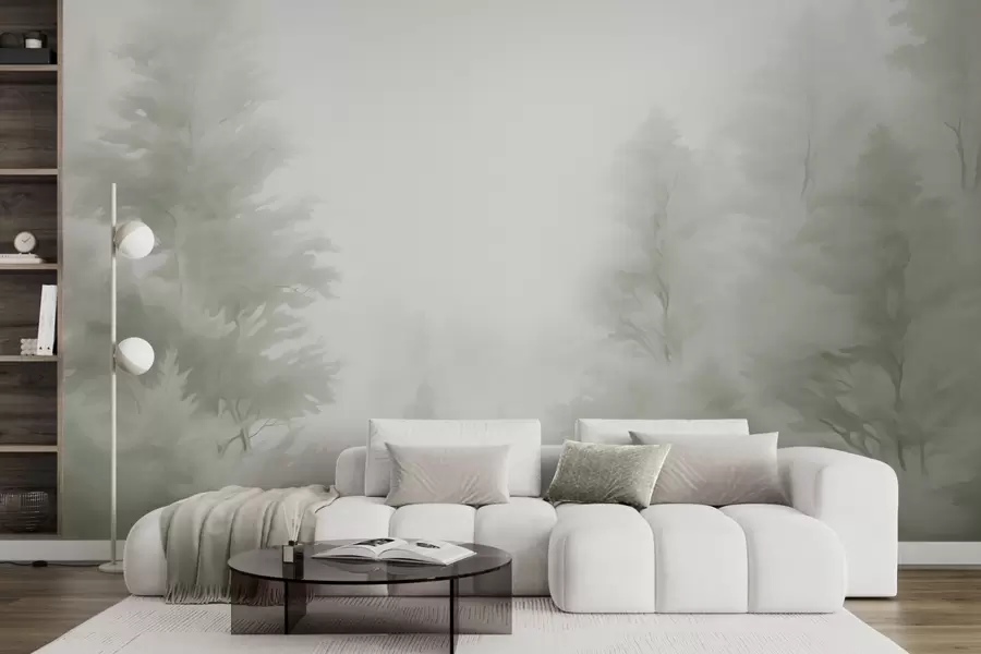 zidne murale Apstraktna šuma w05420