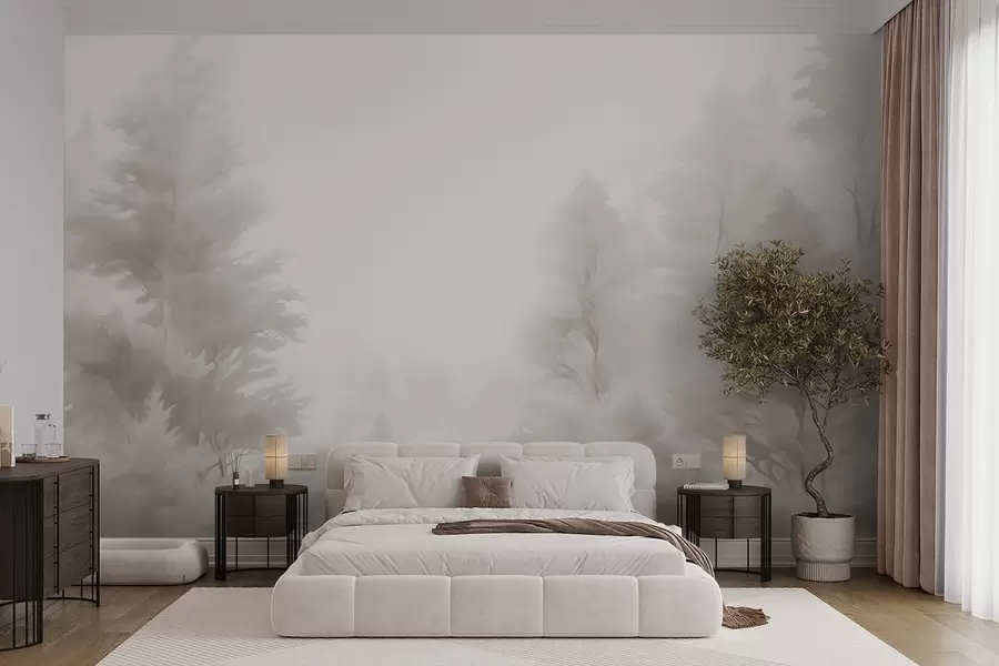 zidne murale Apstraktna šuma w05420v1