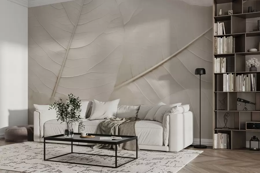 zidne murale Elegantni list w05328