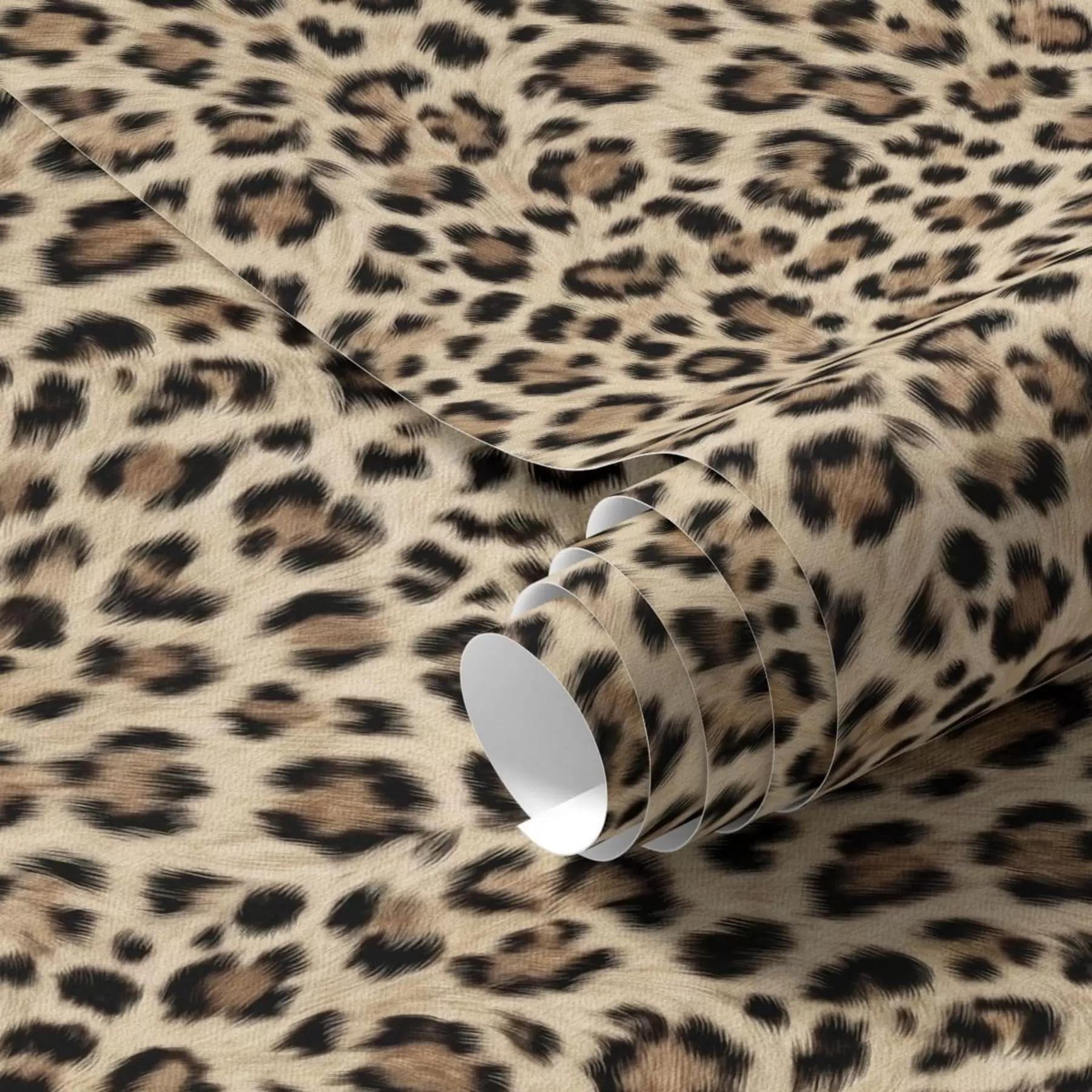 zidne murale Leopard uzorak s mrljama na svijetloj pozadini a01151