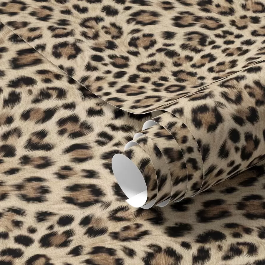 zidne murale Leopard uzorak s mrljama na svijetloj pozadini a01151
