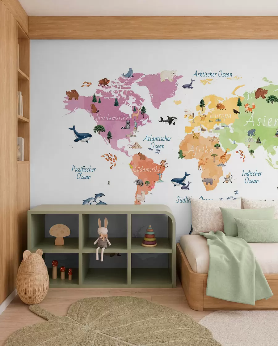 zidne murale Atlas faune na njemačkom c00009de