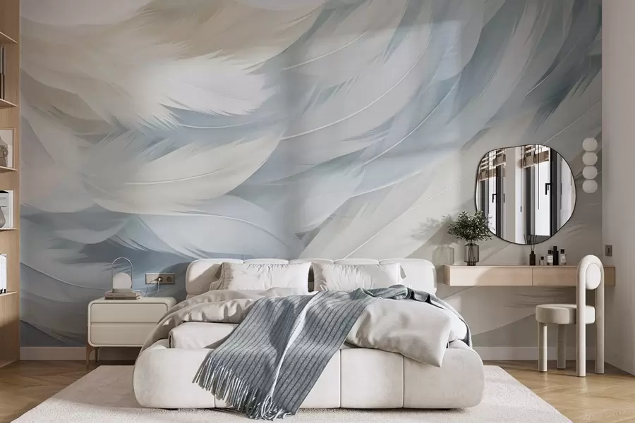 zidne murale perje w05470