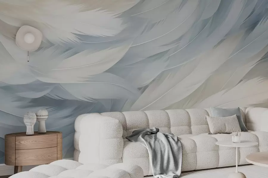 zidne murale perje w05470