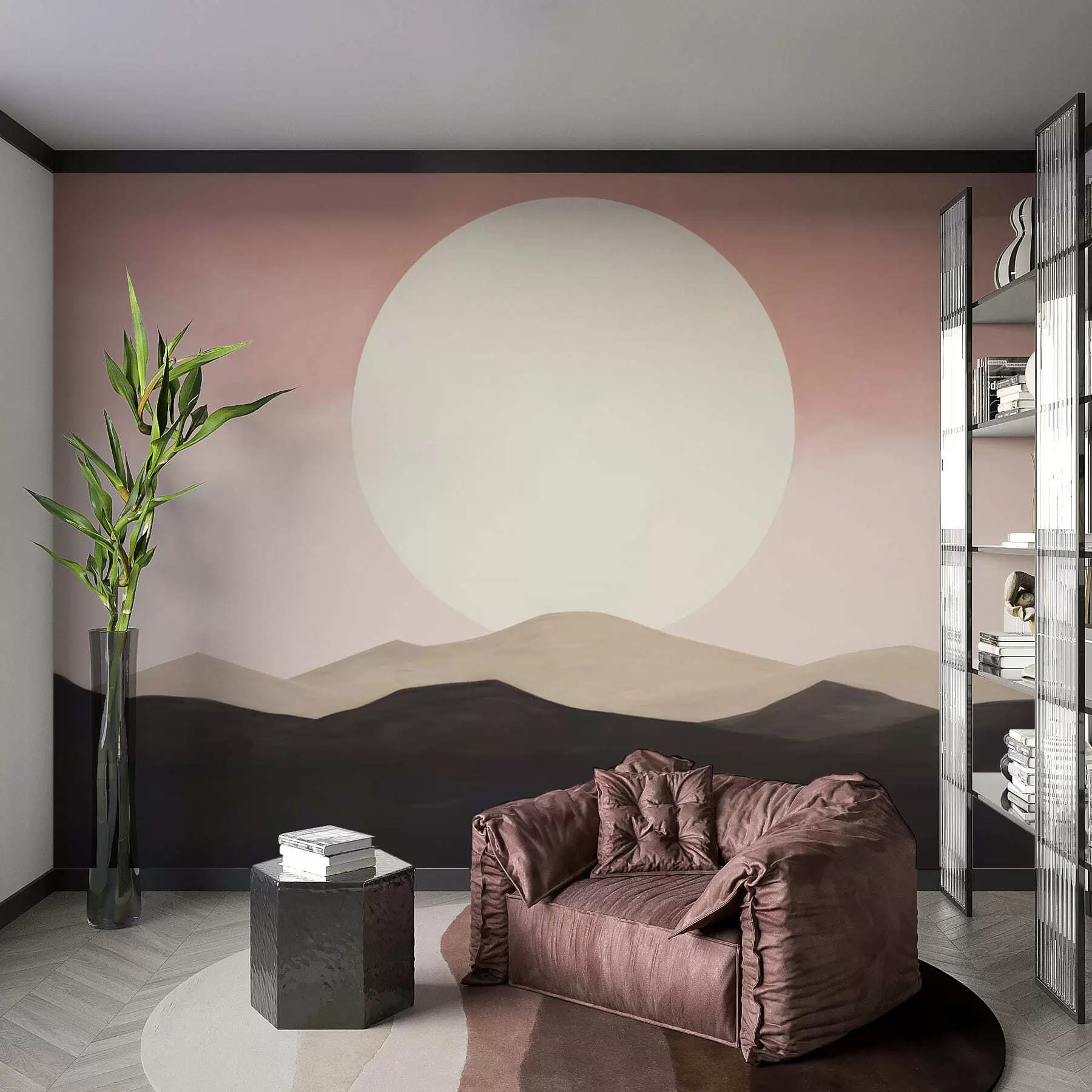 zidne murale Tihi zalazak sunca w05285