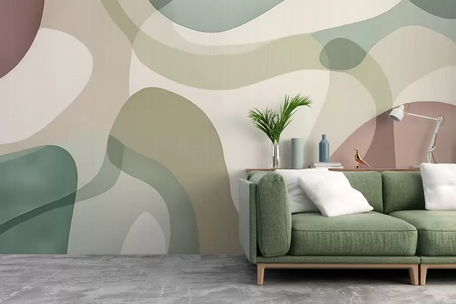 zidne murale Meke linije w05479v1