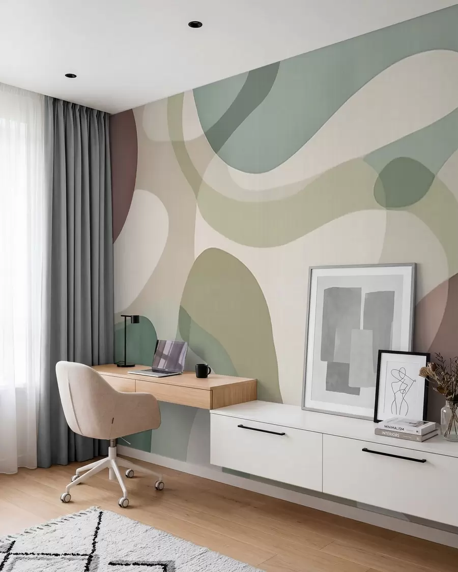zidne murale Meke linije w05479v1