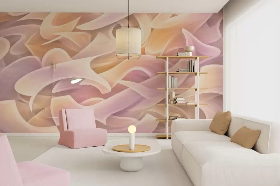 zidne murale Isprepletene apstraktne linije w05450