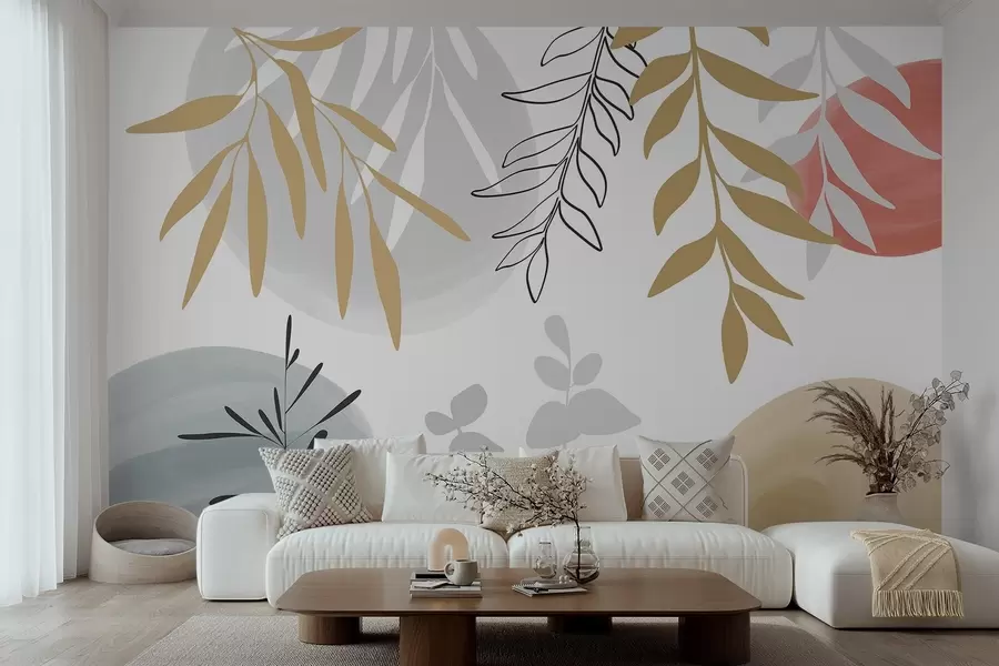 zidne murale Apstraktna vegetacija w05506v1