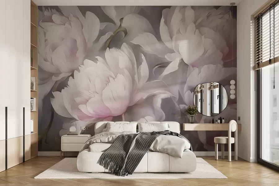 zidne murale Pastelno cvijeće w09760