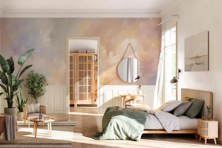 zidne murale Tekstura boje w05522