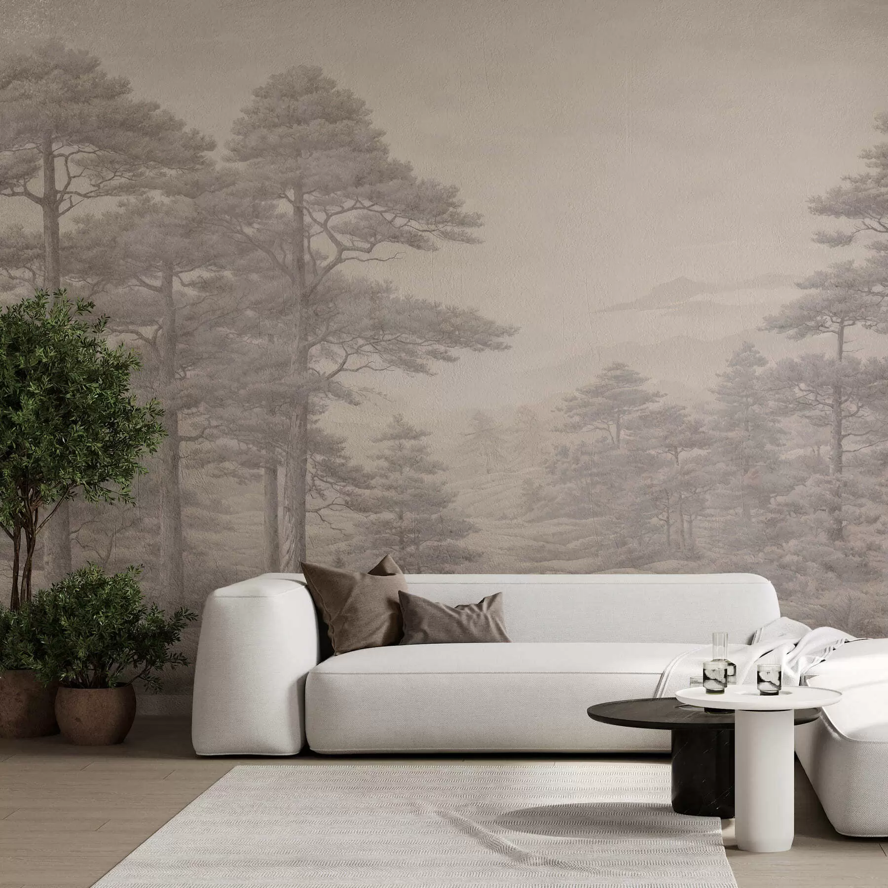 zidne murale Starinska šuma w05524