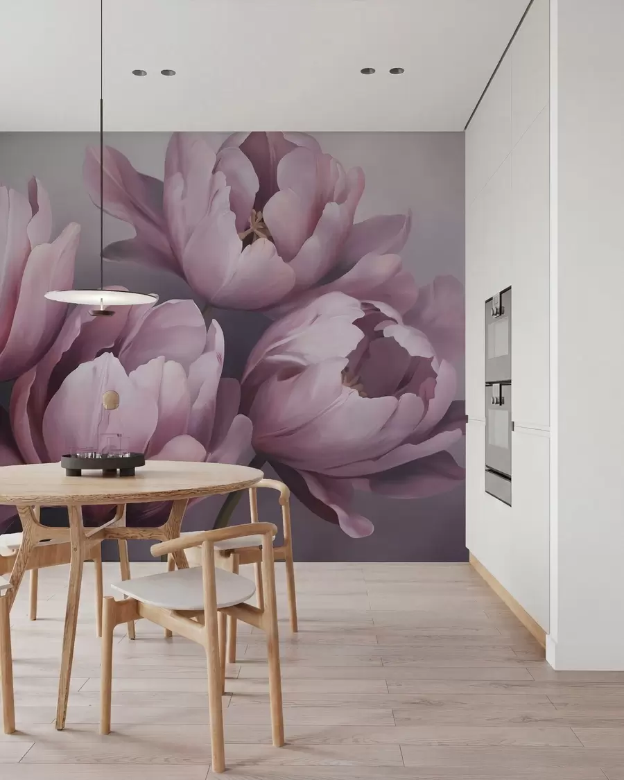 zidne murale Apstraktna slika imitacije tulipana w05593