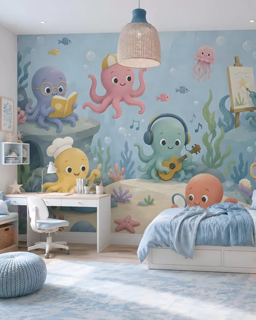 zidne murale Klub kreativnih hobotnica w05568