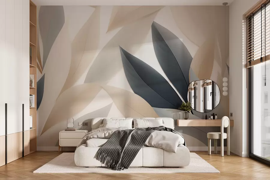 zidne murale Šiljasti listovi w05203