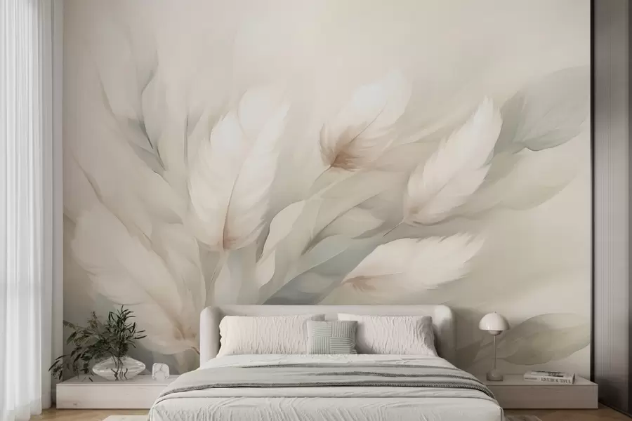 zidne murale Apstraktno perje w05662