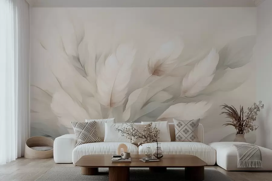 zidne murale Apstraktno perje w05662