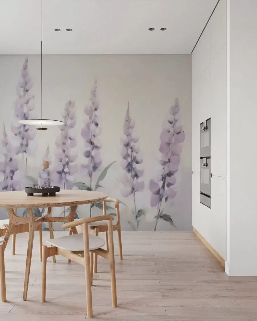 zidne murale Imitacija apstraktnog cvijeća u slikarstvu w05661