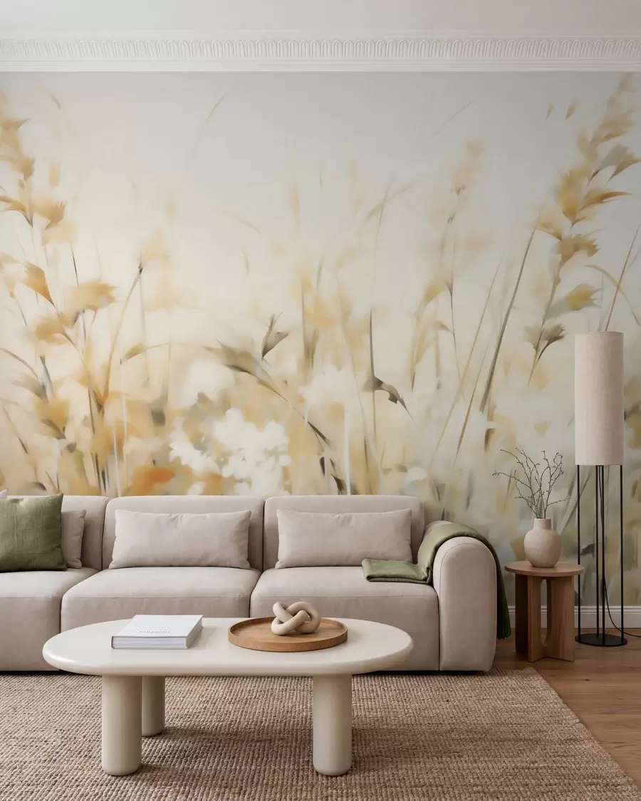 zidne murale Apstraktne trave imitiraju sliku w05669