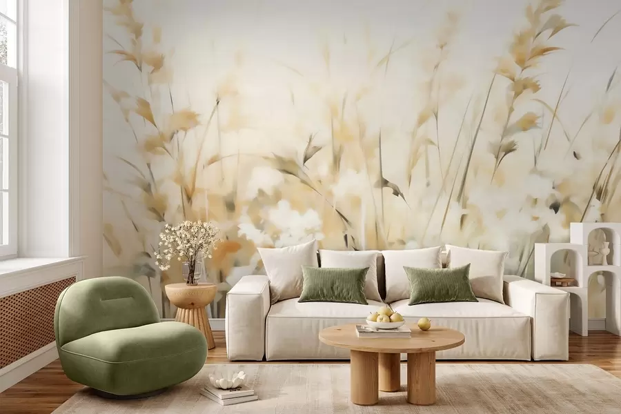 zidne murale Apstraktne trave imitiraju sliku w05669