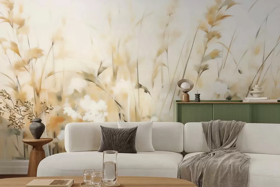 zidne murale Apstraktne trave imitiraju sliku w05669