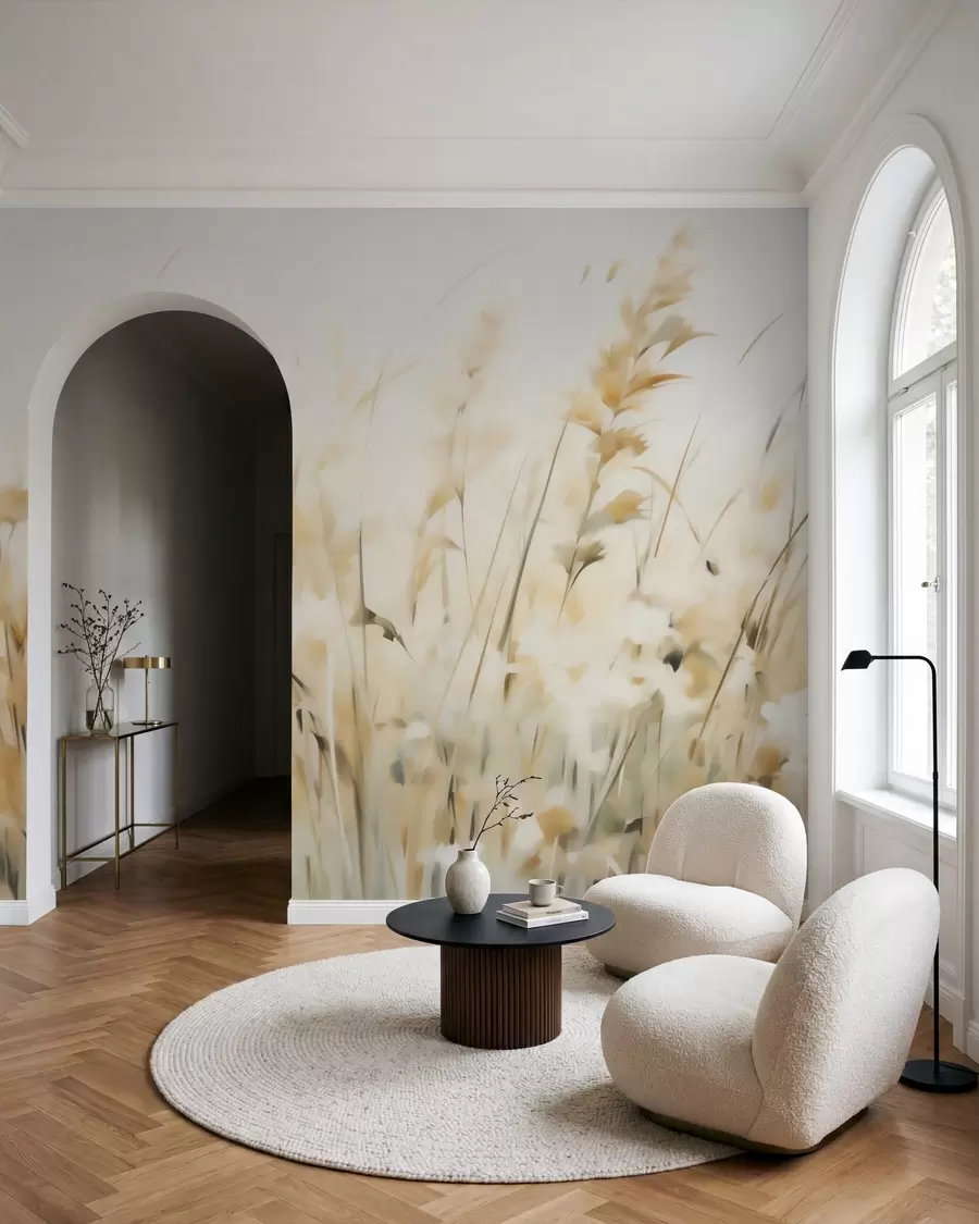 zidne murale Apstraktne trave imitiraju sliku w05669