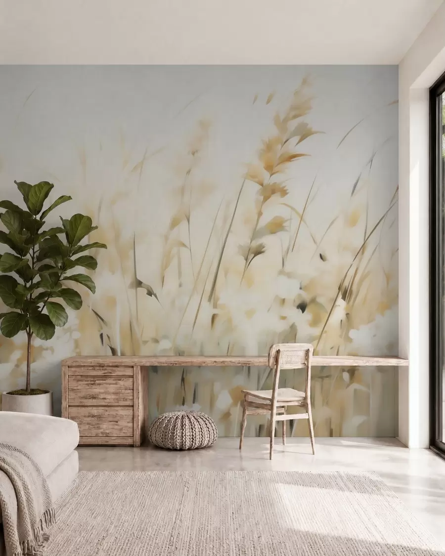 zidne murale Apstraktne trave imitiraju sliku w05669