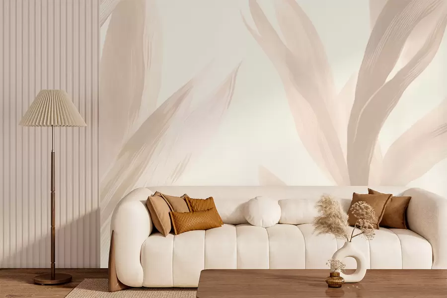 zidne murale Šiljasti listovi w05680