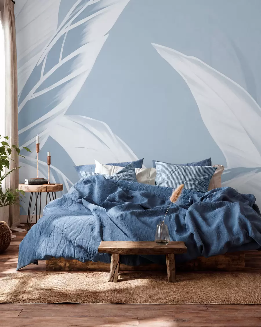 zidne murale Dugi listovi banane w05681v1