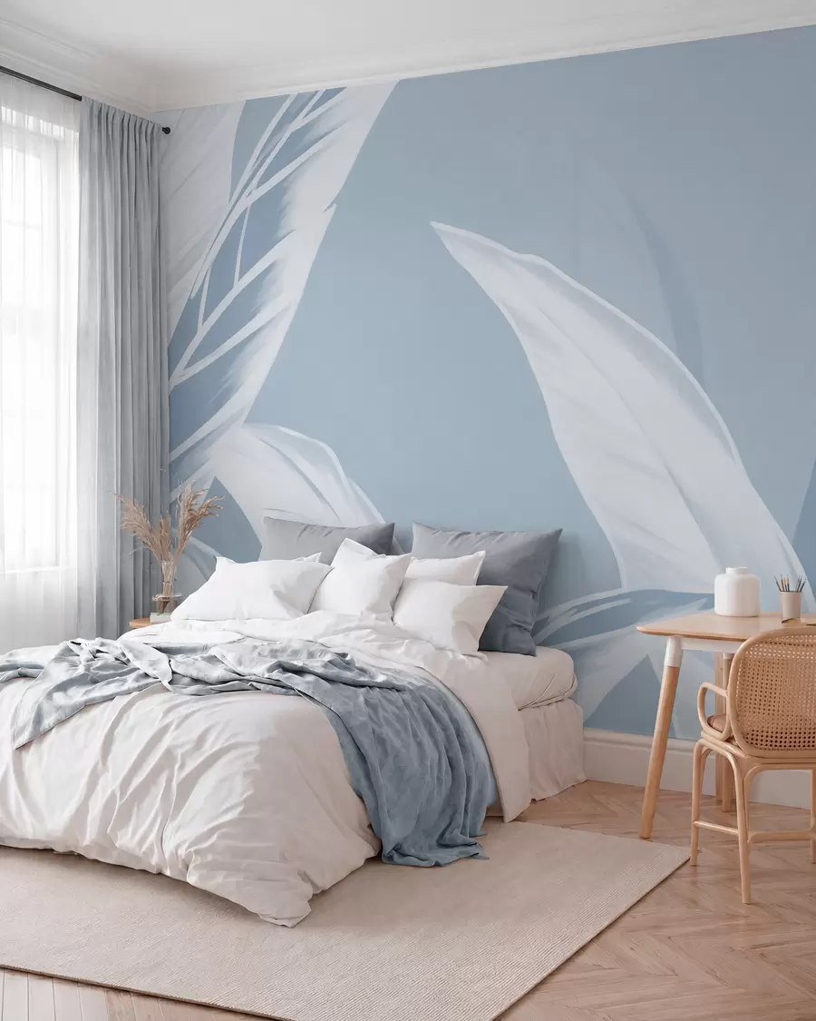zidne murale Dugi listovi banane w05681v1