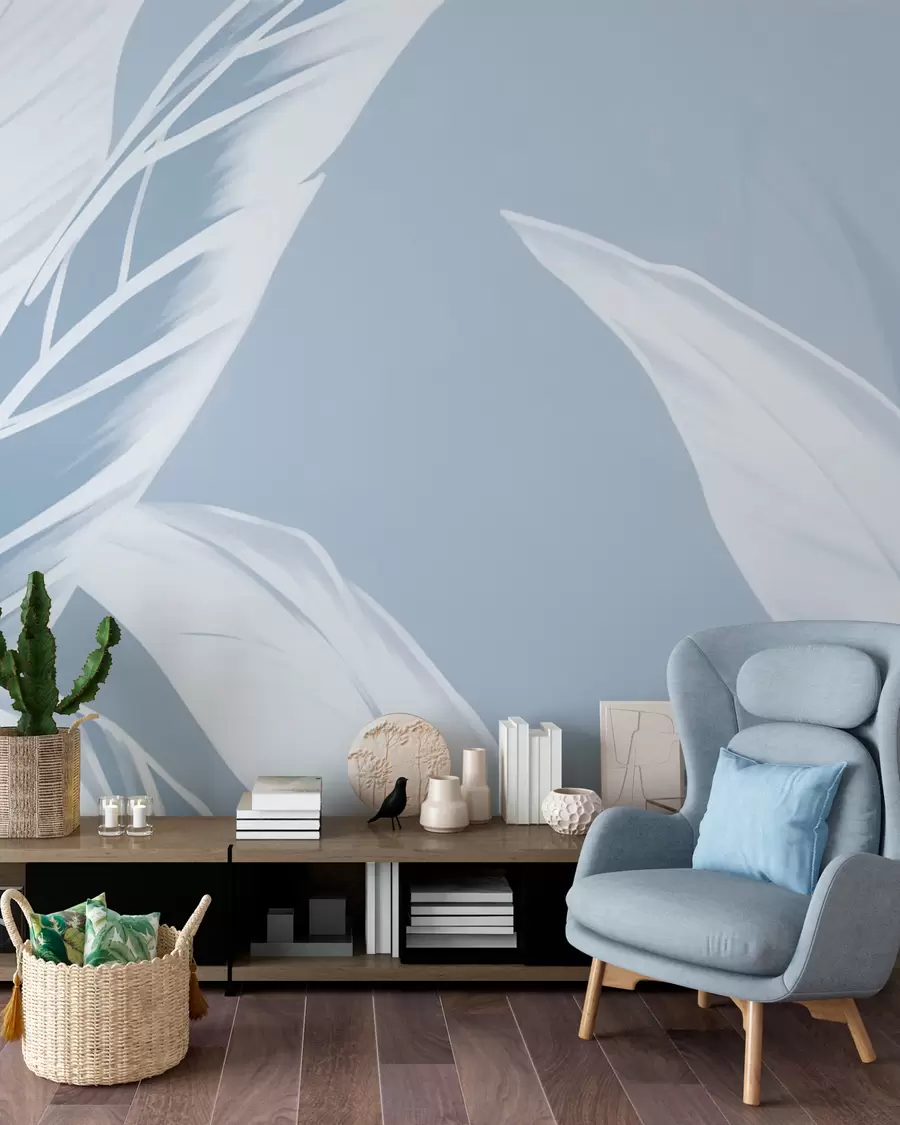 zidne murale Dugi listovi banane w05681v1