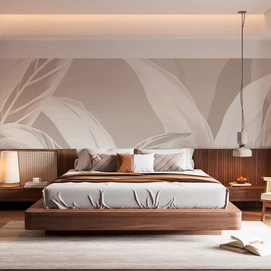 zidne murale Dugi listovi banane w05681v2