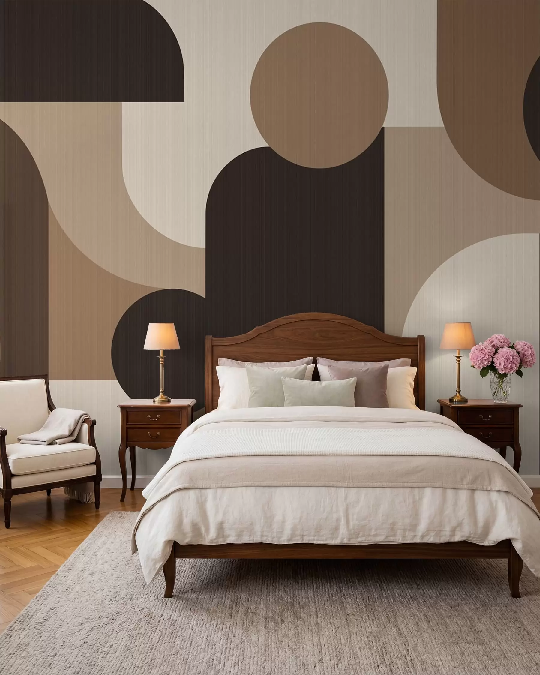 zidne murale Geometrijski lukovi w05653