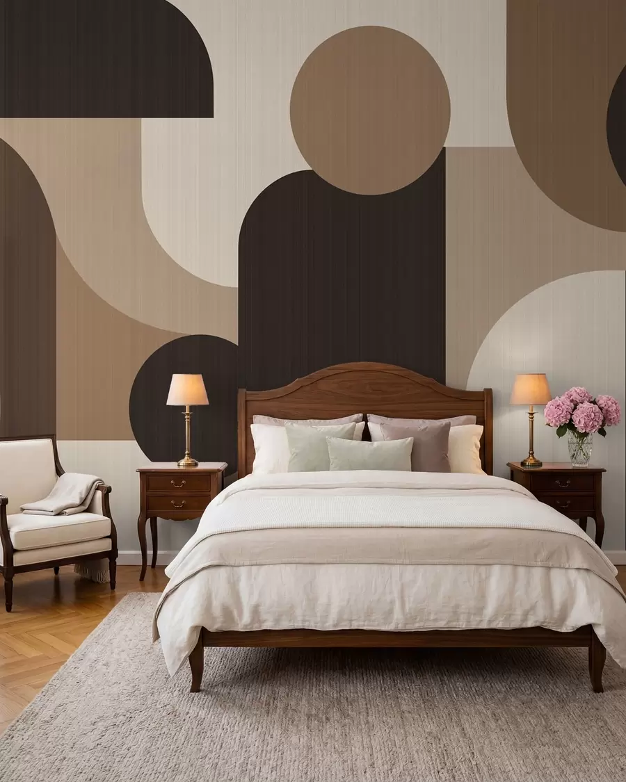 zidne murale Geometrijski lukovi w05653