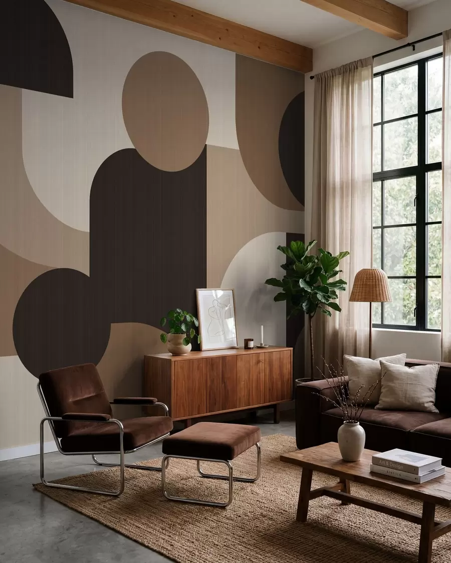 zidne murale Geometrijski lukovi w05653