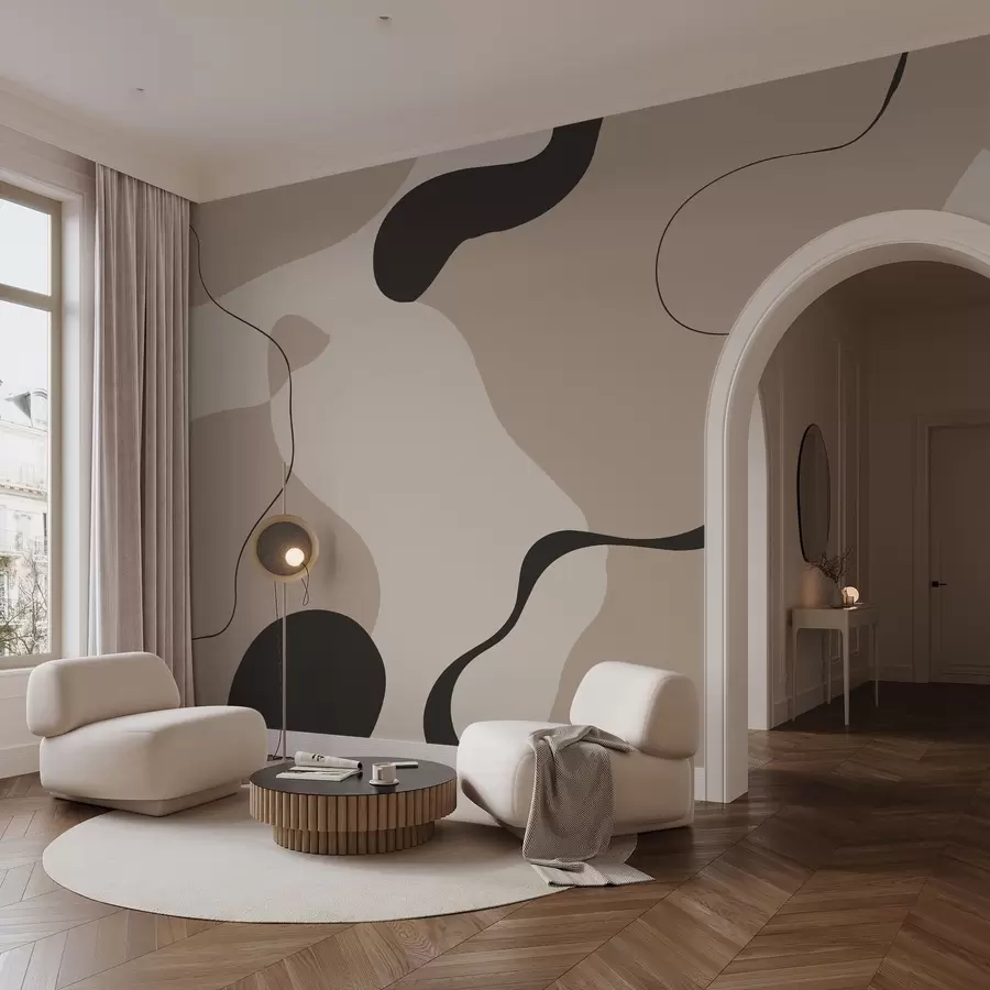 zidne murale Apstraktna linija w05654