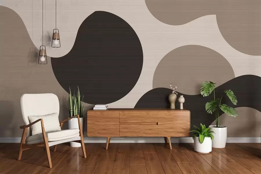 zidne murale Organski oblici w05655