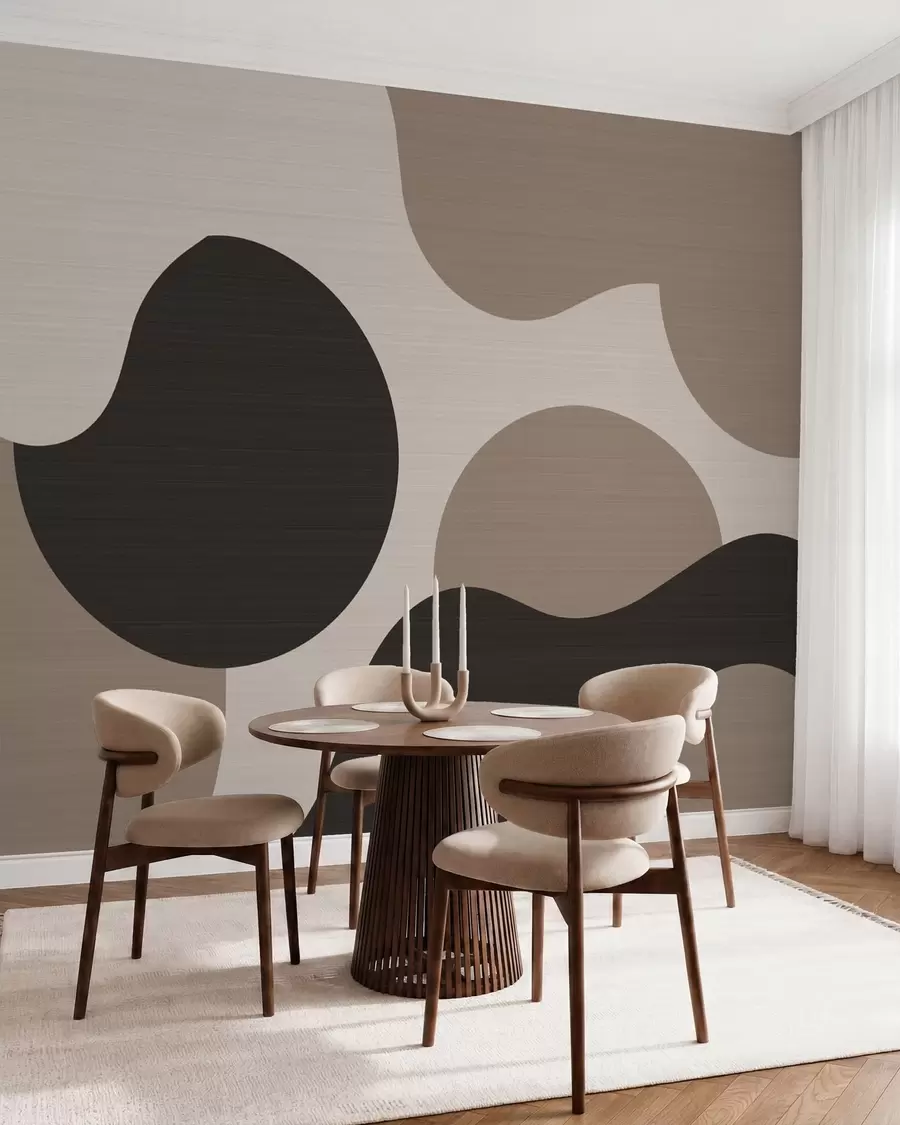 zidne murale Organski oblici w05655