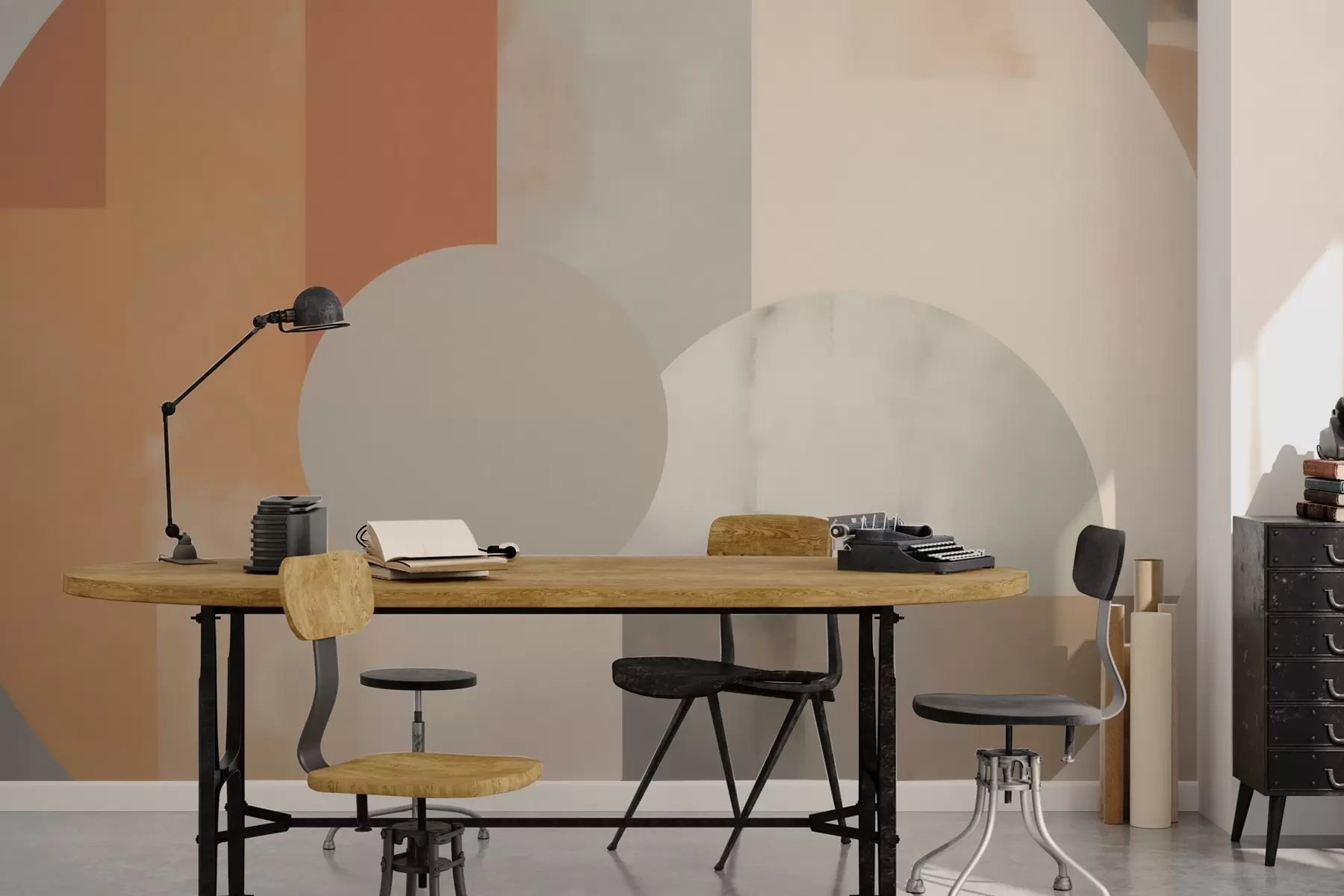 zidne murale Geometrijska apstrakcija w05702