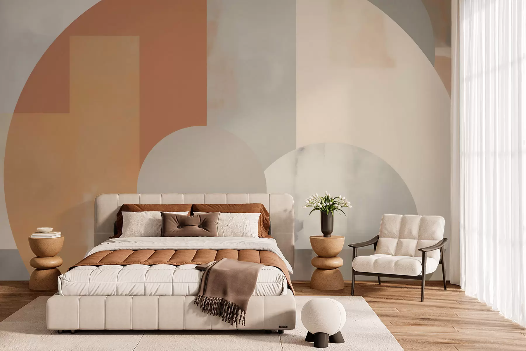 zidne murale Geometrijska apstrakcija w05702