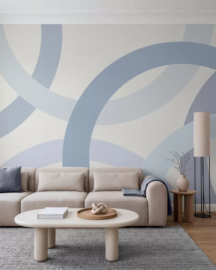 zidne murale Apstrakcija s krugovima w05709v1