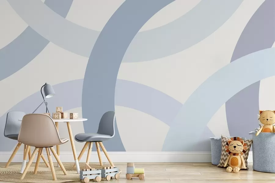 zidne murale Apstrakcija s krugovima w05709v1