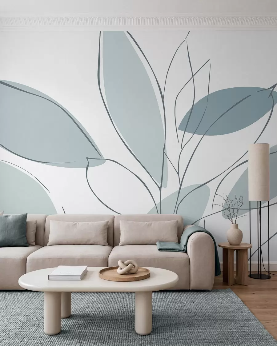 zidne murale Apstraktni listovi w05710v1