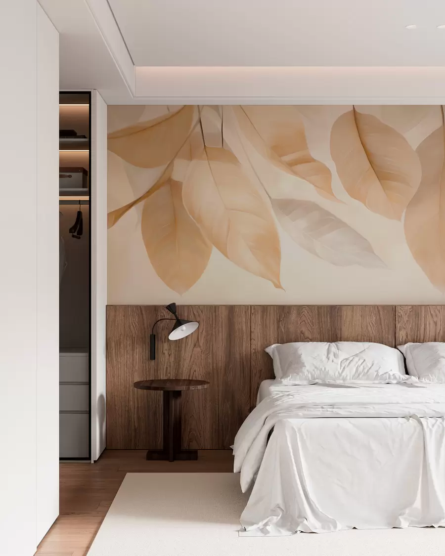 zidne murale Viseće lišće w05407