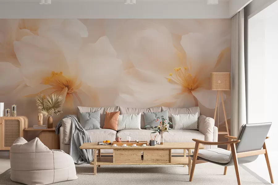 zidne murale Veliki cvjetovi w05615