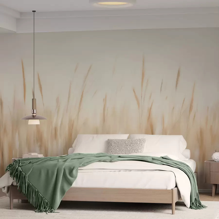 zidne murale Apstraktna slika imitacije suhe trave w05503