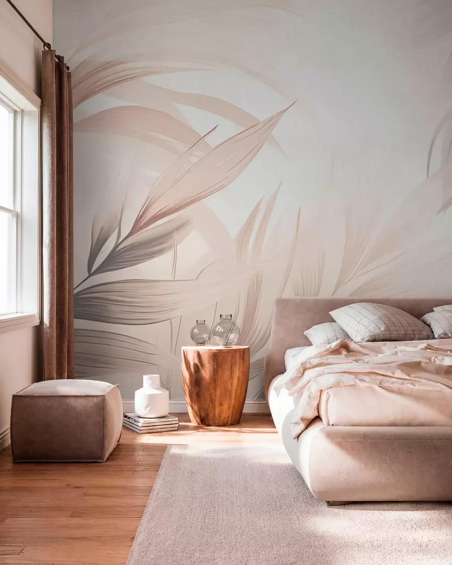 zidne murale Šiljasti listovi w05742