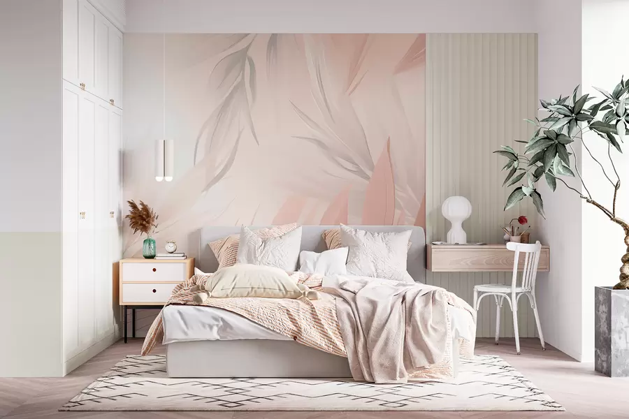 zidne murale Šiljasti listovi w05742
