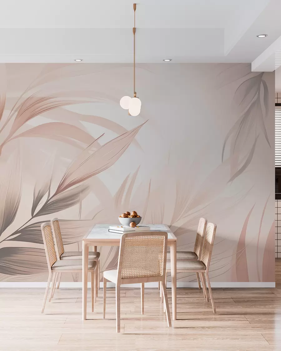 zidne murale Šiljasti listovi w05742